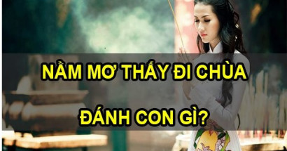Mơ thấy đi chùa là điềm tốt hay xấu? Mơ thấy đi chùa đánh con gì?